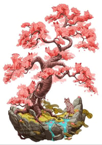 Print - Spring cats