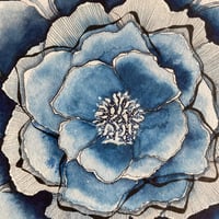 Image 3 of Mandala fleur bleue