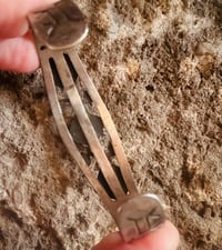 Image 5 of Vintage 3 stone stacker cuff 