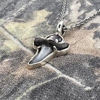 Image 4 of Shark Tooth + Amethyst Pendant