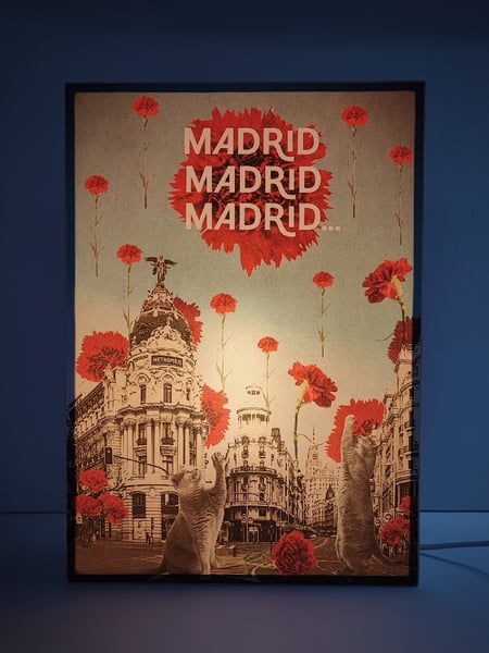 Image of Madrid, Madrid, Madrid. Lluvia de claveles.