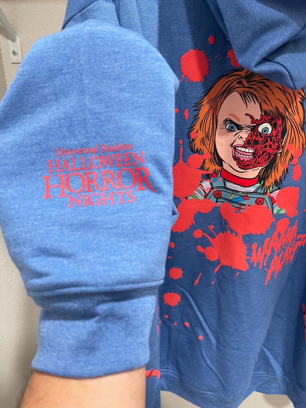 Universal Studios x Halloween Horror Nights Chucky Good Guys Wanna Play Hoodie 