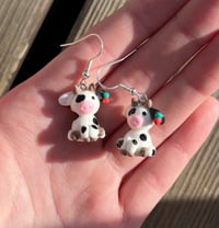 Image 2 of Cow earrings