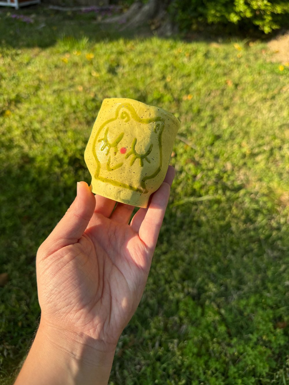 Image of yellow illustrative goblets