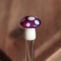 Image 7 of Mushroom Glass Stir Stick