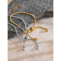 Image 1 of GABRIELA 18ct Gold Plated Tennis Bracelet