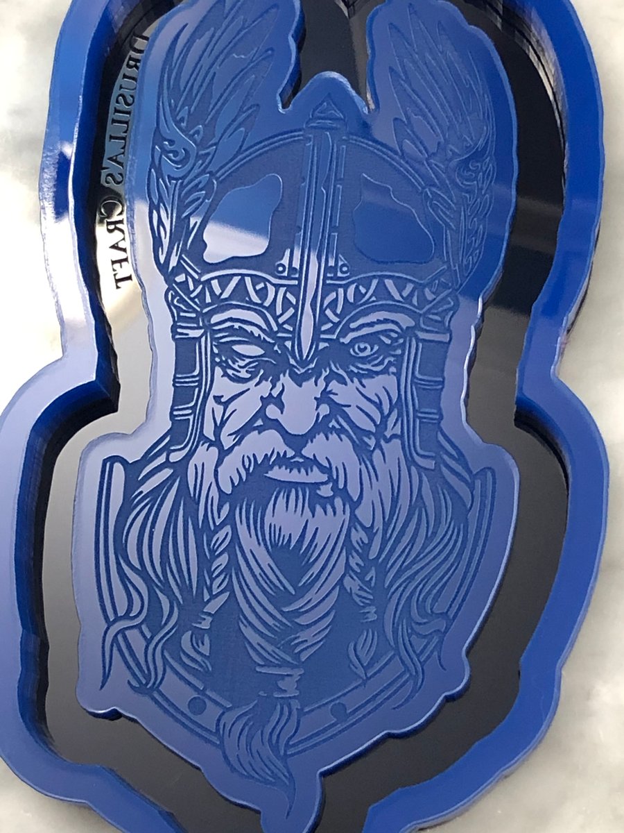 Image of Odin The All Father Norse God Silicone Mold