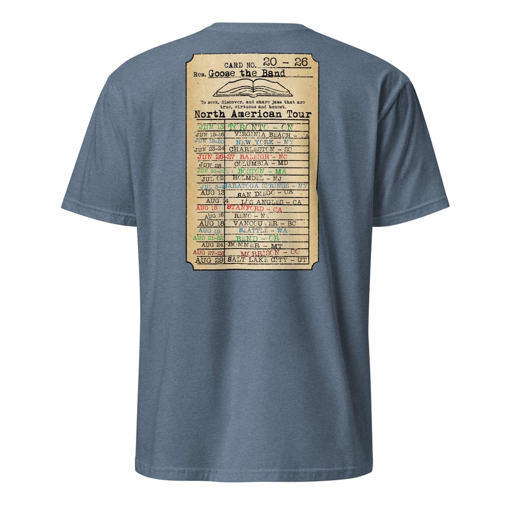 Summer Tour Book Card Soft Style T-Shirt