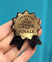 “I Survived the Good Omens Finale” Pin