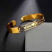 Image 1 of Customized Letter Name Bracelet