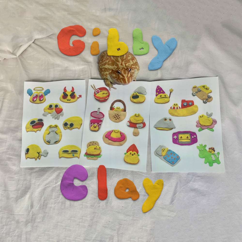 Image of Gibby Clay Stickers