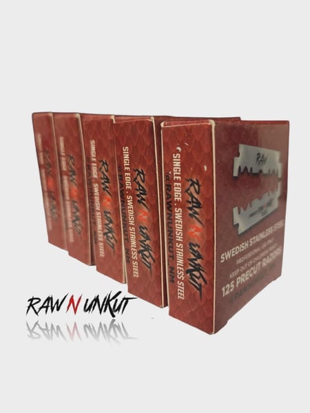 Image of RAW N UNKUT PRECUT RAZOR BLADES