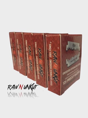 Image of RAW N UNKUT PRECUT RAZOR BLADES