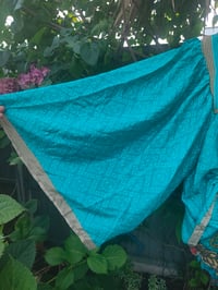 Image 3 of Gypset smock top / tunic - Turquoise 