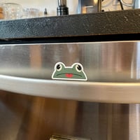 Image 2 of Blep Frog Magnet or Sticker