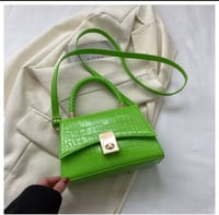 The Neon Luxe bag (Green) 
