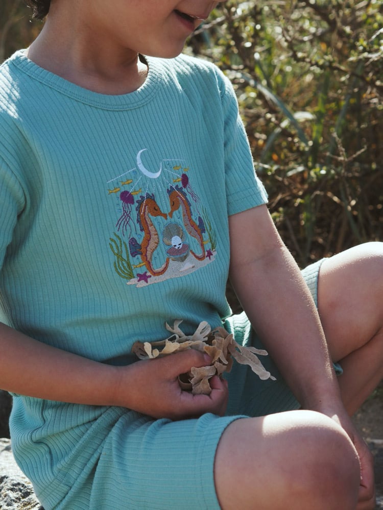 Image of Belle & Bee Collaboration - Seaglass short sleeve tshirt