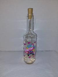 Image 2 of Pink Doll glass Bottle lights home decor