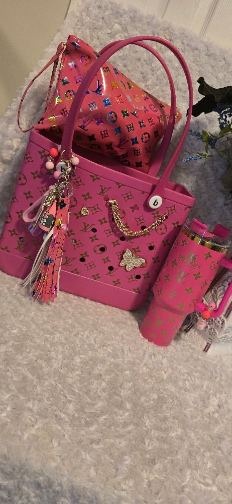 Image of Hot Pink B0g.g bag with Stan cup bundle 