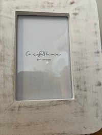 Image 2 of White Wooden Beaded Photo-Frame