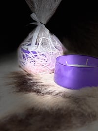 Image 6 of Beautiful Purple Soy Bowl Candle  ( White Chocolate & Rasberry)