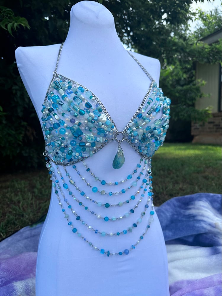 Image of Oceanic Beaded Bra Harness