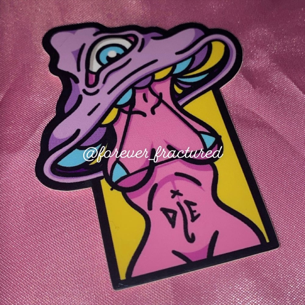 Image of Shroom Baddie Body Sticker