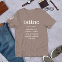 Image 3 of Unisex t-shirt tattoo definition 