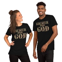 Image 4 of Soldier For God Dark Unisex t-shirt