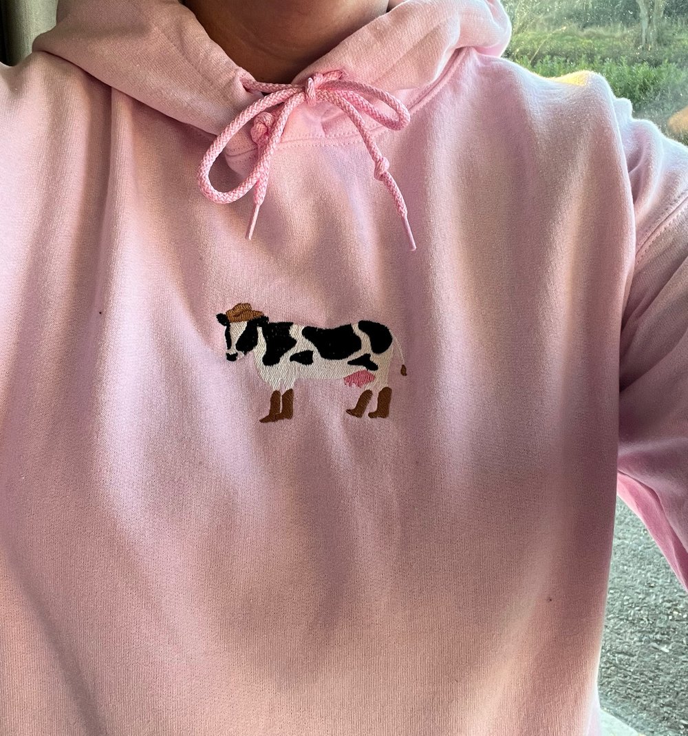 Image of  Cow girl moo - hoody 