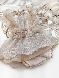 Image 3 of Newborn body-dress for photoshoot | Elise | beige