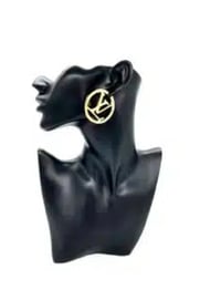 Image 4 of EXCLUSIVE GOLD HOOP EARRINGS