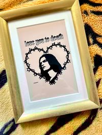 Image 3 of Love You To Death Framed Print