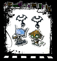 Batwun Keychains: 3 inch