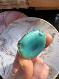 Image 3 of Blushing in Teal Hollow Pendant