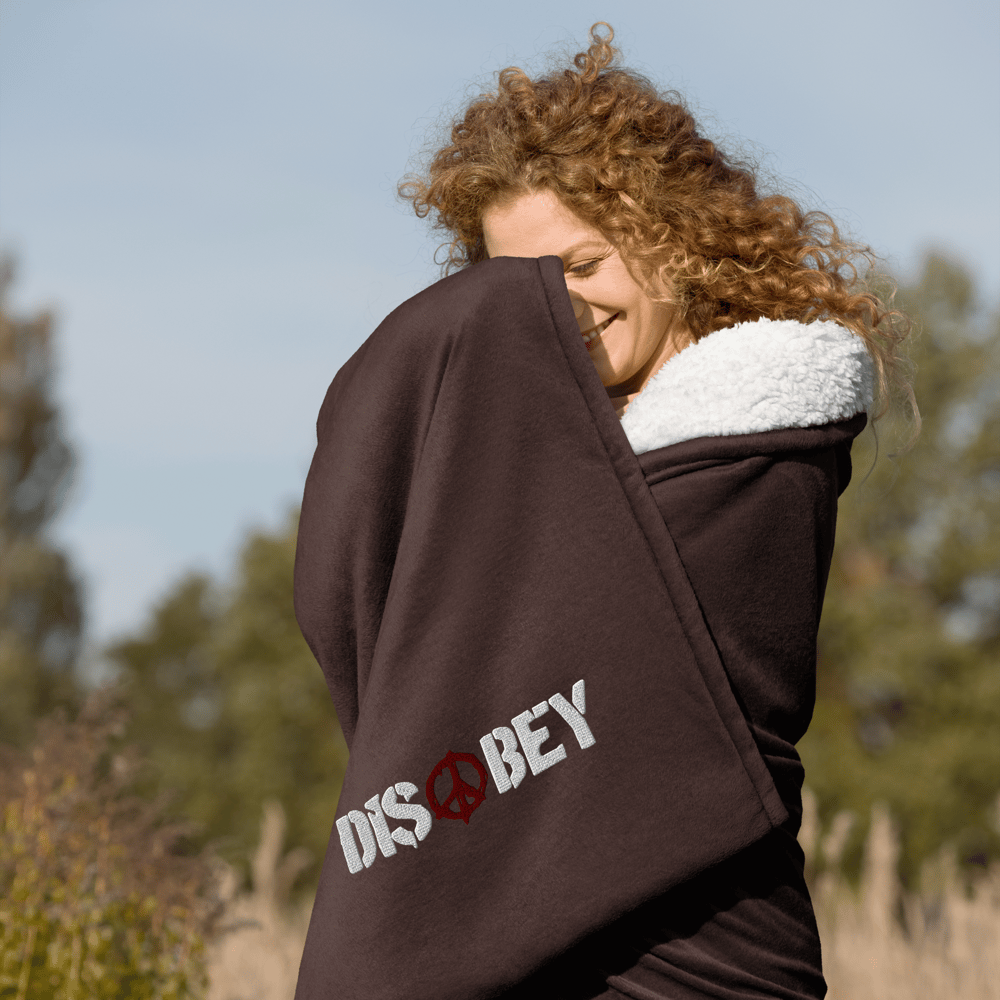 DISOBEY PREMIUM SHERPA BLANKET