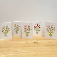 Image 2 of Pack of 5 Mini Floral Cards