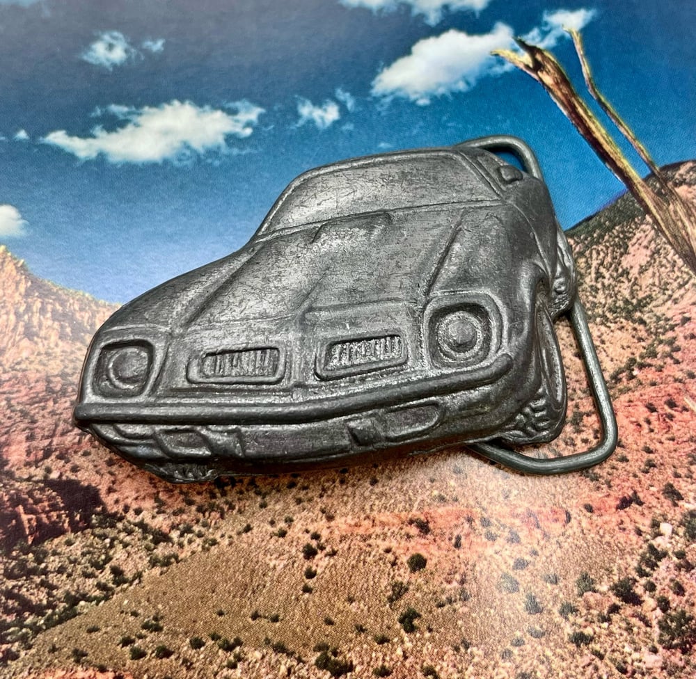 Vintage Pontiac Belt Buckle