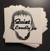 Image of Quiet Loudly Megalodon Vinyl Sticker