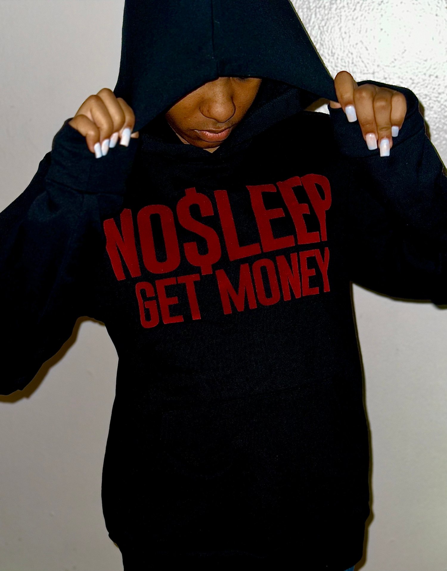 Image of N$GM HOODIE (black $ red)