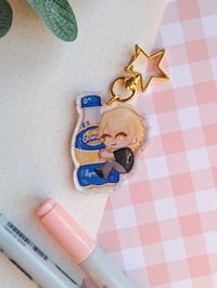 Image 3 of the GazettE drinks keychains