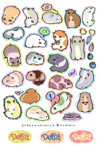 Image of Hamster Life Stickers