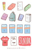 Image of High School Life Stickers