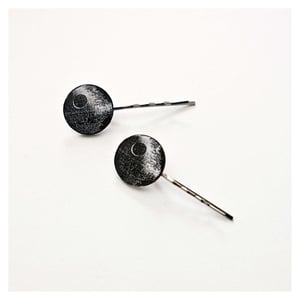 Image of Handmade Star Wars "Death Star" Hair Slides.