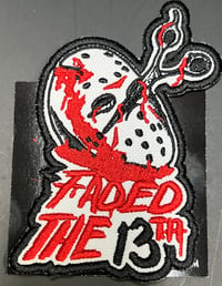 Faded the 13 Jason iron on patch 