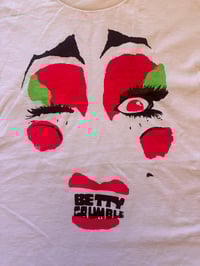 Image 2 of Grumble Face on White T Shirt (small)