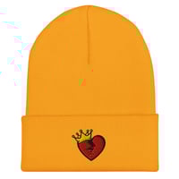 Image 1 of LOVE CONQUERS Cuffed Beanie