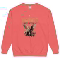 Image 4 of Unisex DIVINELY PROTECTED garment-dyed sweatshirt