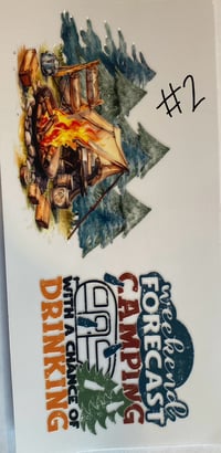 Image 2 of Camping decals