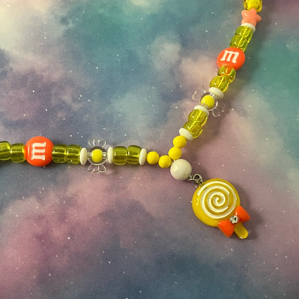 Image of Lollipop Candy Kandi Necklace